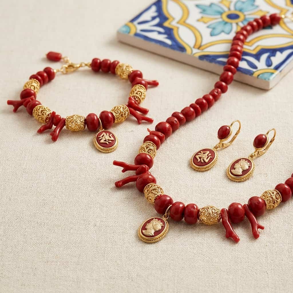 Gioielli Siciliani in Corallo Rosso